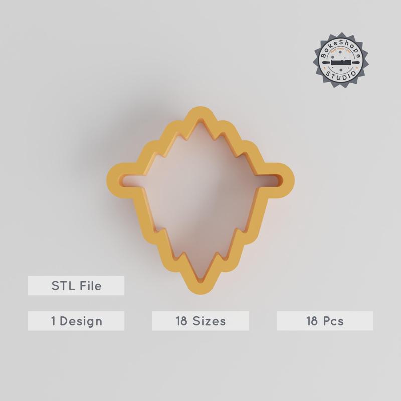 Ice Berg Shape Cutter Set, 18 Sizes, Perfect for Cookies, Fondant & Clay PRODUCT_2721