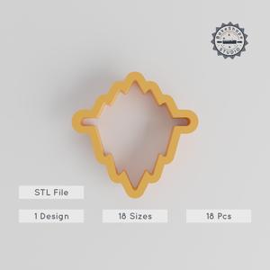Ice Berg Shape Cutter Set, 18 Sizes, Perfect for Cookies, Fondant & Clay PRODUCT_2721