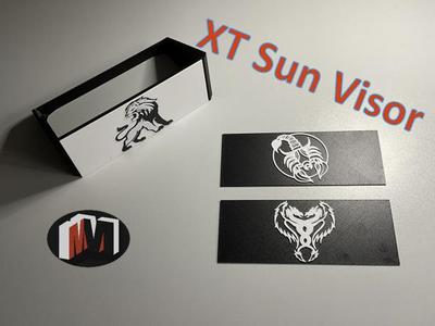 Garmin Zumo XT Sun Visor with Mounting Plates