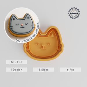 Peace Shape Cutter & Stamp, Cookie & Fondant Tools Set, Sizes S/M/L, 6-Piece Nature & Faith Design PRODUCT_844