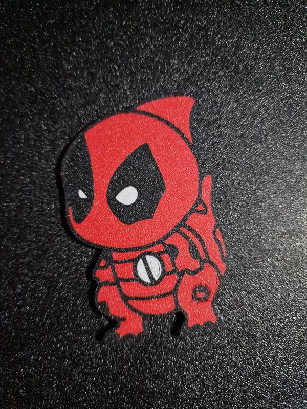 Deadpool Diny Painted Keyring (AMS Ready)