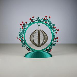 Christmas Wreath Bauble Display