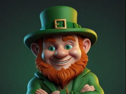 Standing Leprechaun Paint Your Own