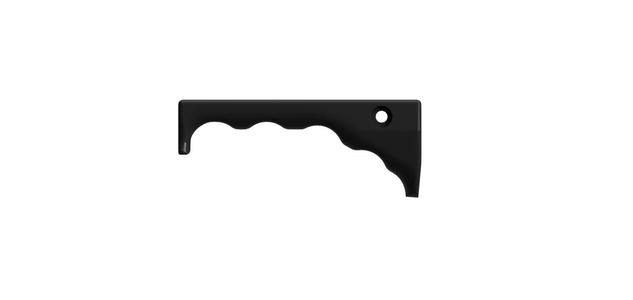 Short flat foregrip round fingerrest.step
