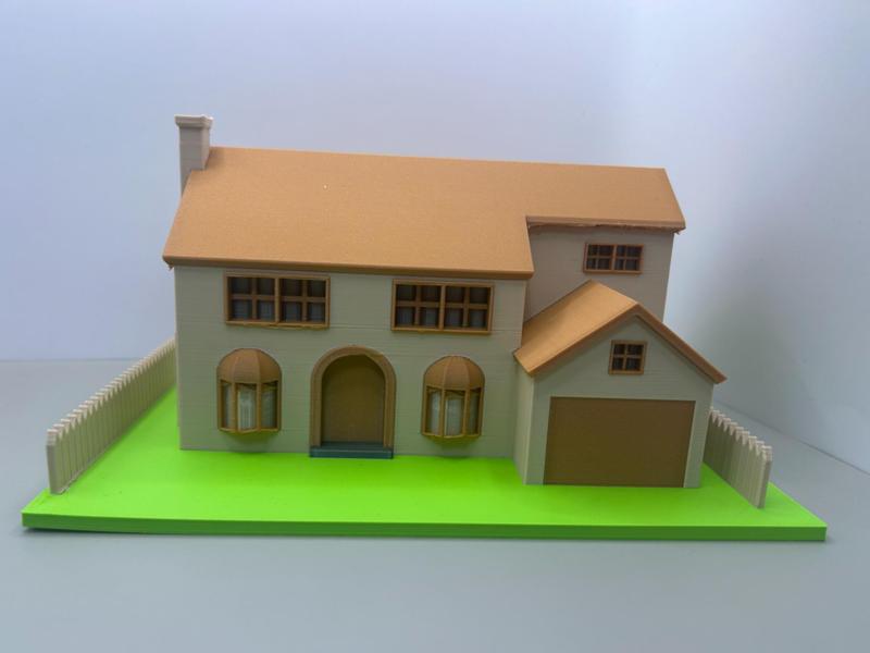 Simpsons house