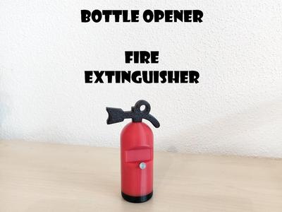 Bottle Opener Fire Extinguisher