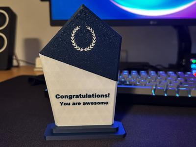 Customisable awesome award
