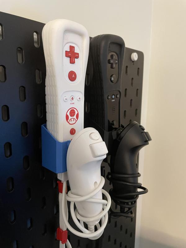 IKEA Skadis Nintendo WiiMote Holder