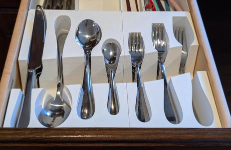 Gridfinity Silverware Organizer (Oneida Icarus)