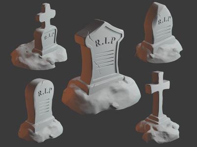 DND Tombstone Tabletop 1hr Print