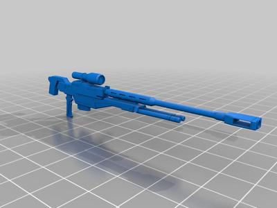 Gundam Dynames Sniper Rifle no scale