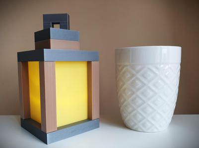Minecraft Lantern Lamp - Tealight LED KC018 Bambu