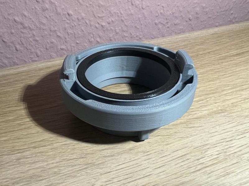 Detailed C-Coupling for Fire Department Pen Holder