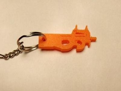 Mini P90 Keychain