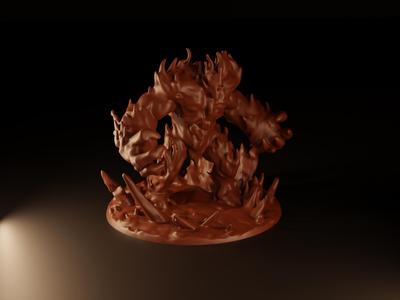 Fire / Water Elemental - DND monster