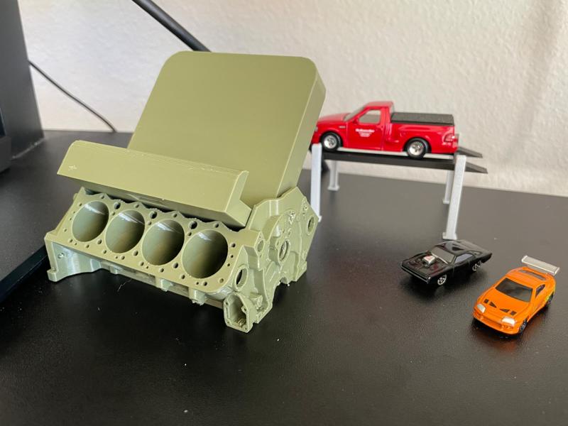 V8 Engine Phone Stand