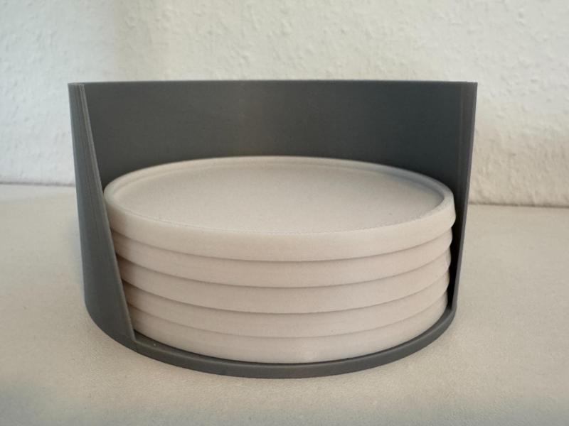 Cup Coasters with Holder
