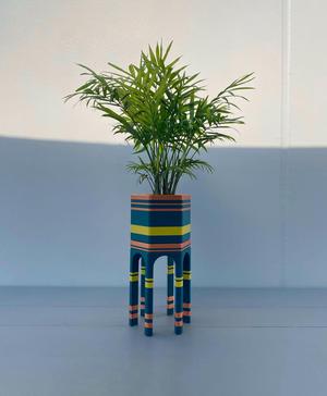 Planter With Stand And Drip Tray - Stacking Plant Flower Pot