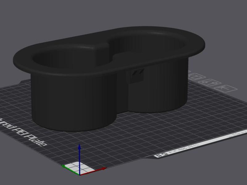 Ram Rear Seat Cup Holder