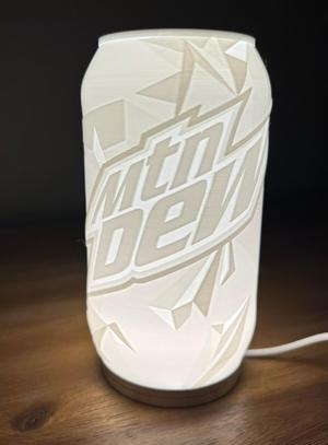 Mountain Dew Can (Tea Light & Lamp Kit compatible)