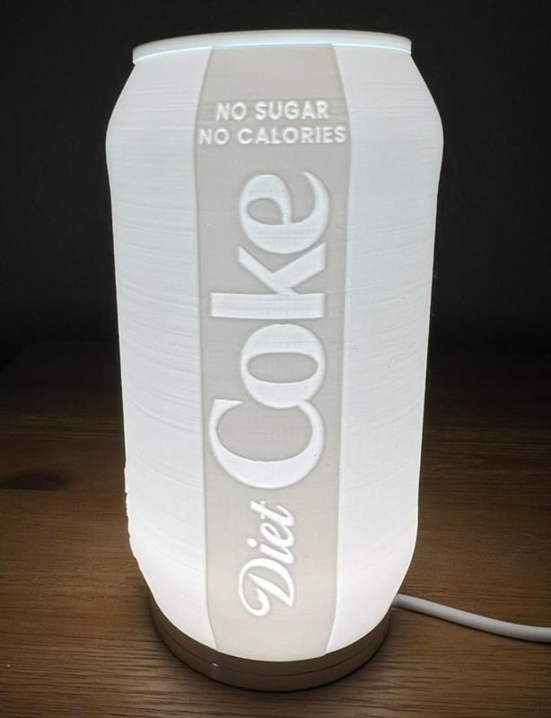 Diet Coke Can (Tea Light & Lamp Kit compatible)