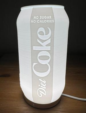 Diet Coke Can (Tea Light & Lamp Kit compatible)