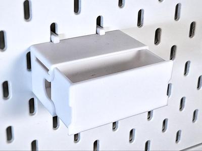 Railed Drawer for Ikea Skadis Board - 30mm deep