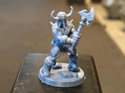 DnD Miniature Barbarian