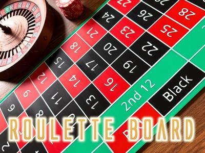 Roulette Board - FULLY PRINTABLE & ECONOMICAL