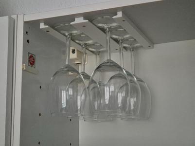 Customizable Wine Glass Rail/Holder