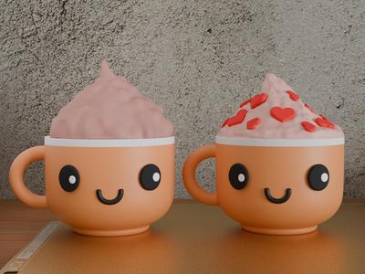 Cute Coffee Cup Box
