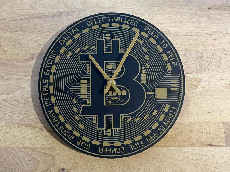Bitcoin clock