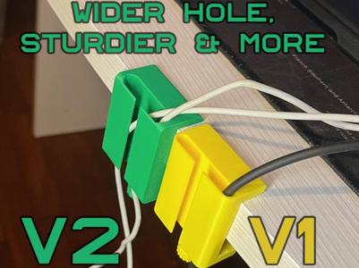 V2 Original OPEN Desk Cable Management Holder 