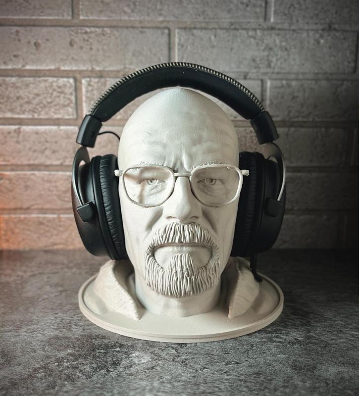 Headphone Stand - Walter White Bust - Breaking Bad
