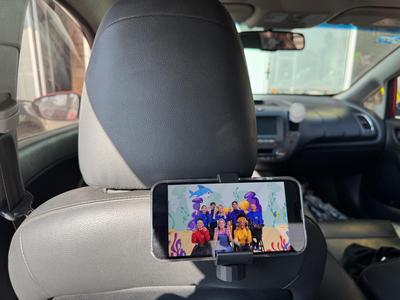 Cellphone holder (back seat)