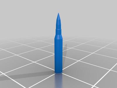 Threaded .50 Cal Bullet Case