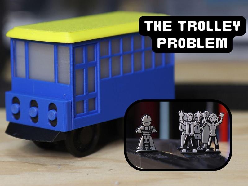The Trolley Problem- Philosophy Train Track Set