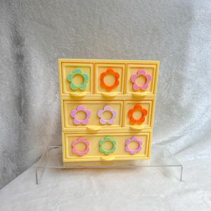 Modular Groovy Flower Drawer Organizer System: A Retro, Customizable Storage Solution