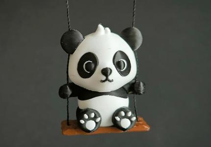 Swinging Panda