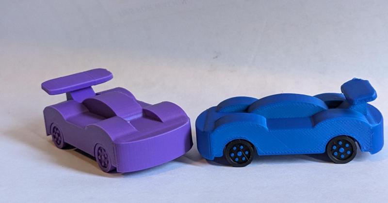 Basic Print in Place Car - Free Commercial Use