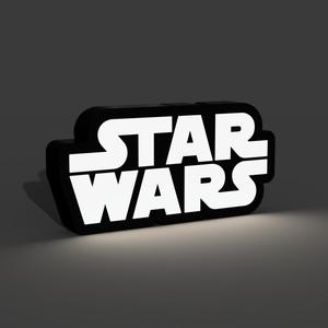 Star Wars Black and White Ligthbox LED Lamp