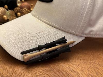 Hat Clip Golf Tee Holder