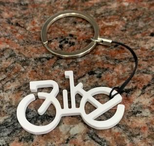 Bicycle keychain 