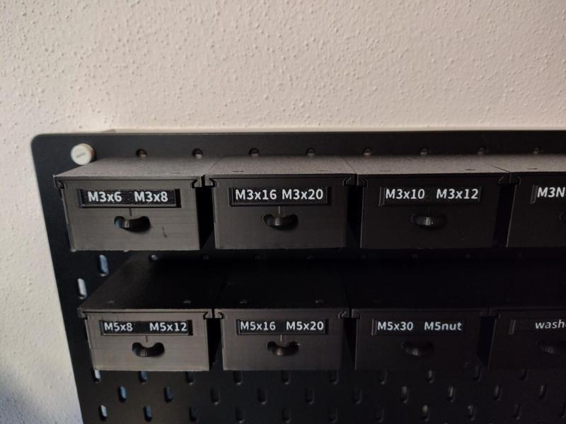 IKEA Skadis drawer with safety V2