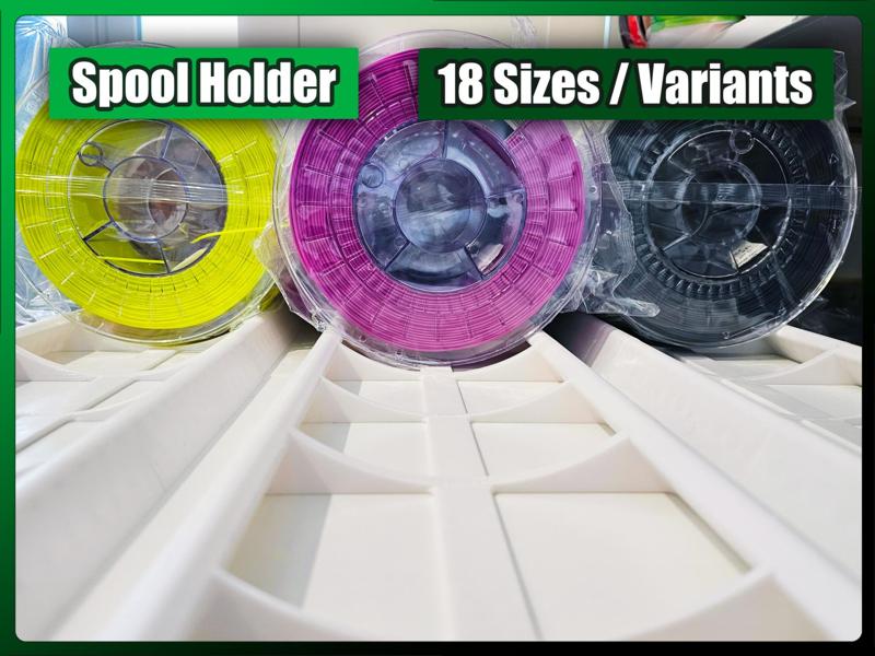 Spool Holder for Cabinets, Drawers & Shelves