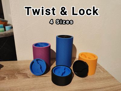 Container/Canister Set - Twist Lock