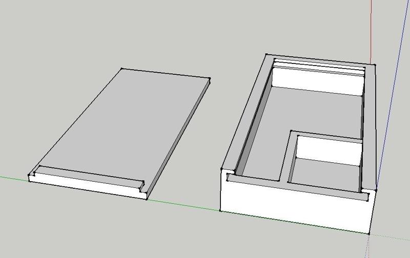USB case with sd card holder 