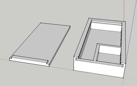 USB case with sd card holder 