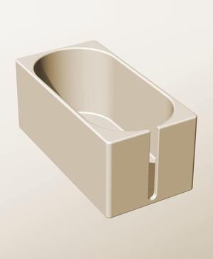 CX96-90-SS Stacking slotted component box bin for makers