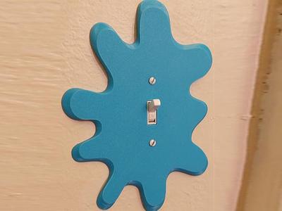 Splatter Switch Cover Plate